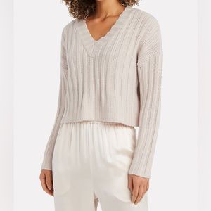 Sablyn Dominique V-Neck 100% Cashmere Sweater
